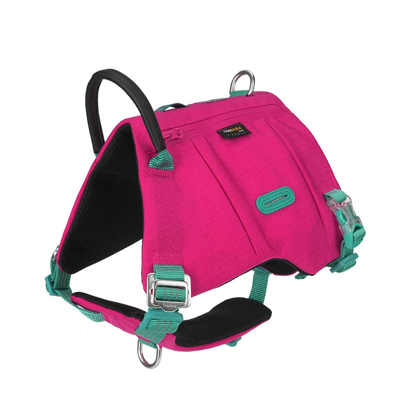Adjustable Dog Backpack Harness – Tactical, Durable & Adventure-Ready! - Pet house