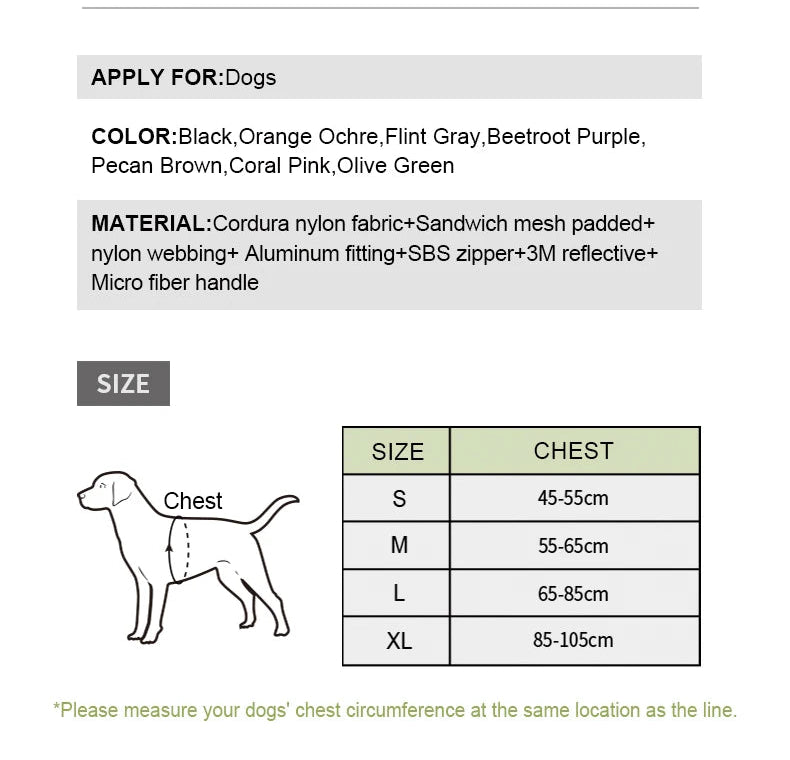 Adjustable Dog Backpack Harness – Tactical, Durable & Adventure-Ready! - Pet house