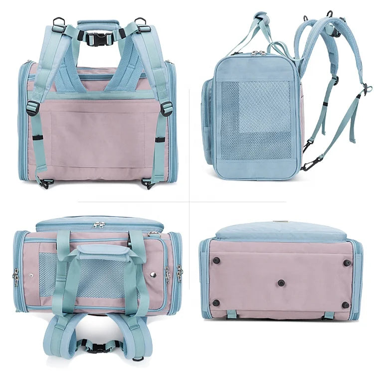 Water-Resistant Pet Carrier – Eco-Friendly, Breathable & Travel-Ready! - Pet house