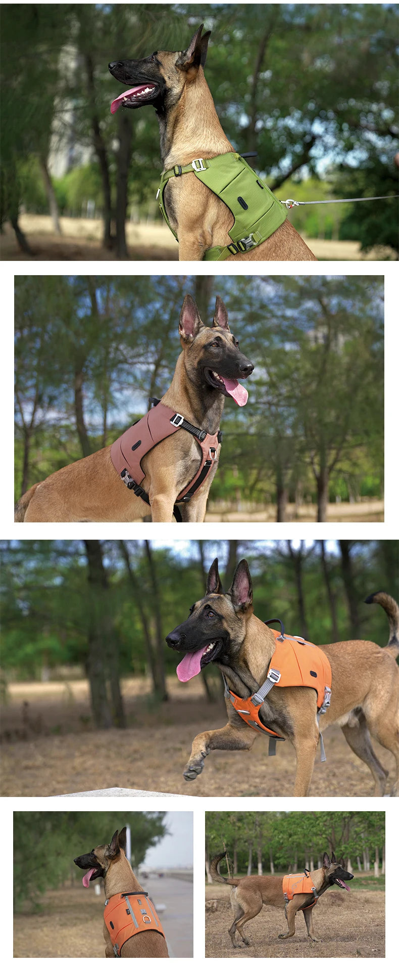 Adjustable Dog Backpack Harness – Tactical, Durable & Adventure-Ready! - Pet house