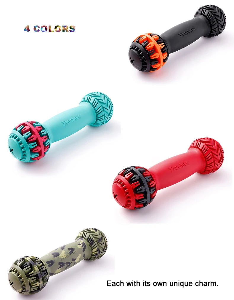 Leak-Proof Dumbbell Treat Dispenser – Slow Feeder & IQ Training Toy! - Pet house