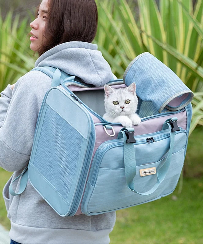 Water-Resistant Pet Carrier – Eco-Friendly, Breathable & Travel-Ready! - Pet house