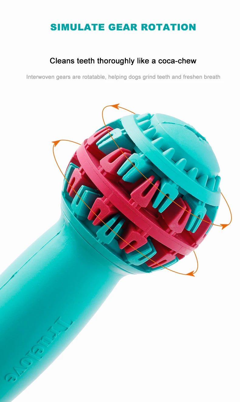 Leak-Proof Dumbbell Treat Dispenser – Slow Feeder & IQ Training Toy! - Pet house