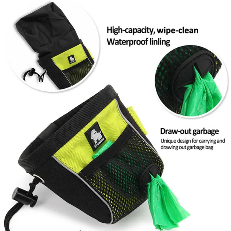 Waterproof Dog Treat Bag – High Capacity & Durable for Training! - Pet house
