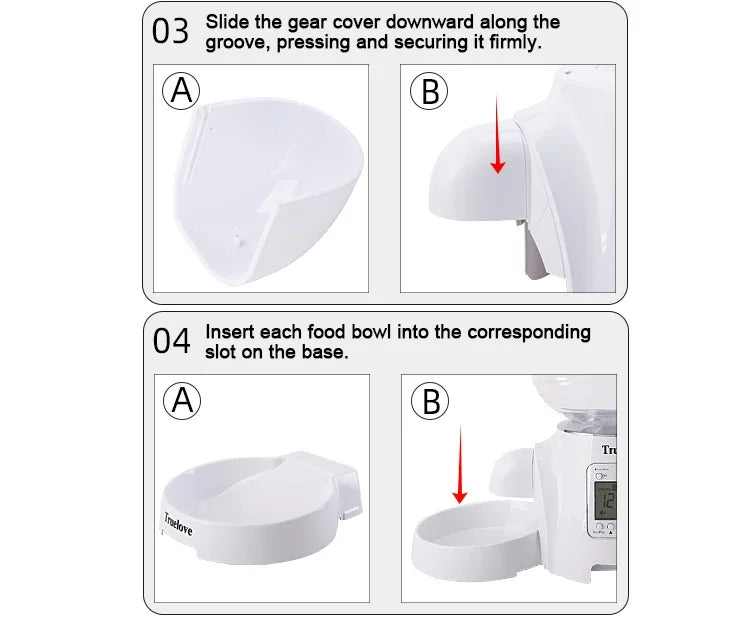 Automatic Pet Food Dispenser – Timed Feeding & Freshness Preservation! - Pet house