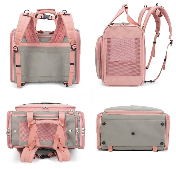 Water-Resistant Pet Carrier – Eco-Friendly, Breathable & Travel-Ready! - Pet house