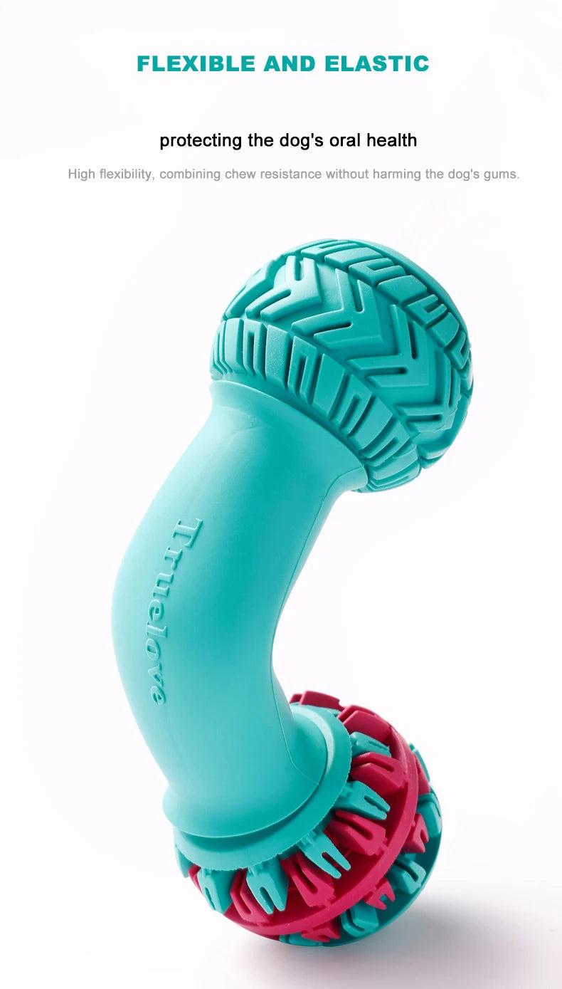 Leak-Proof Dumbbell Treat Dispenser – Slow Feeder & IQ Training Toy! - Pet house