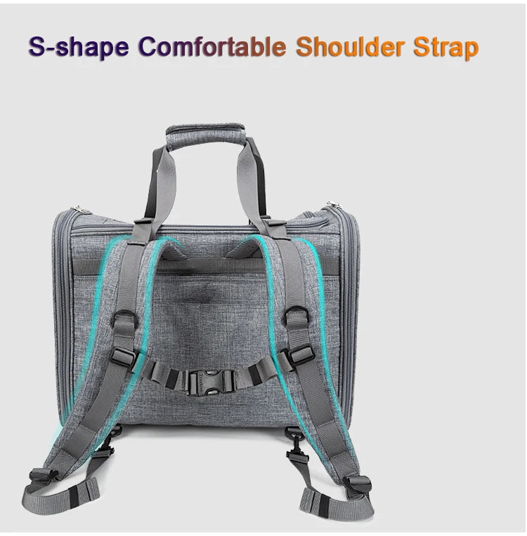 Water-Resistant Pet Carrier – Eco-Friendly, Breathable & Travel-Ready! - Pet house