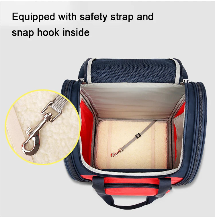 Multi-Function Pet Backpack – Stylish, Foldable & Travel-Ready! - Pet house