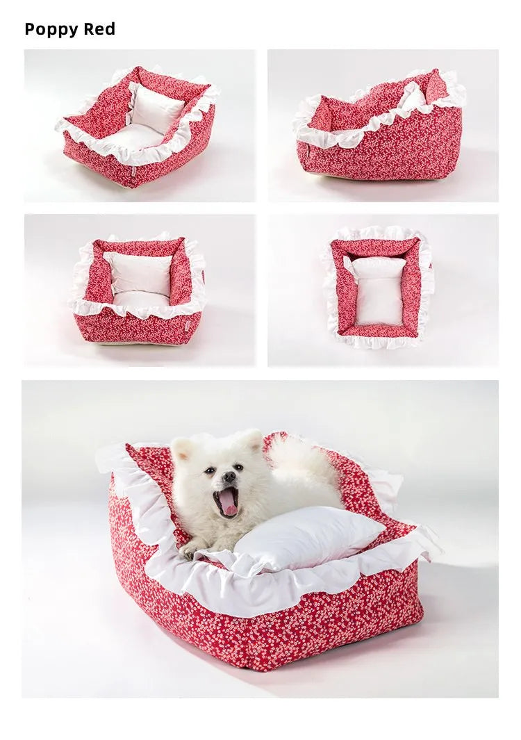 Breathable & Washable Pet Bed – Non-Slip, Durable & Cozy! - Pet house