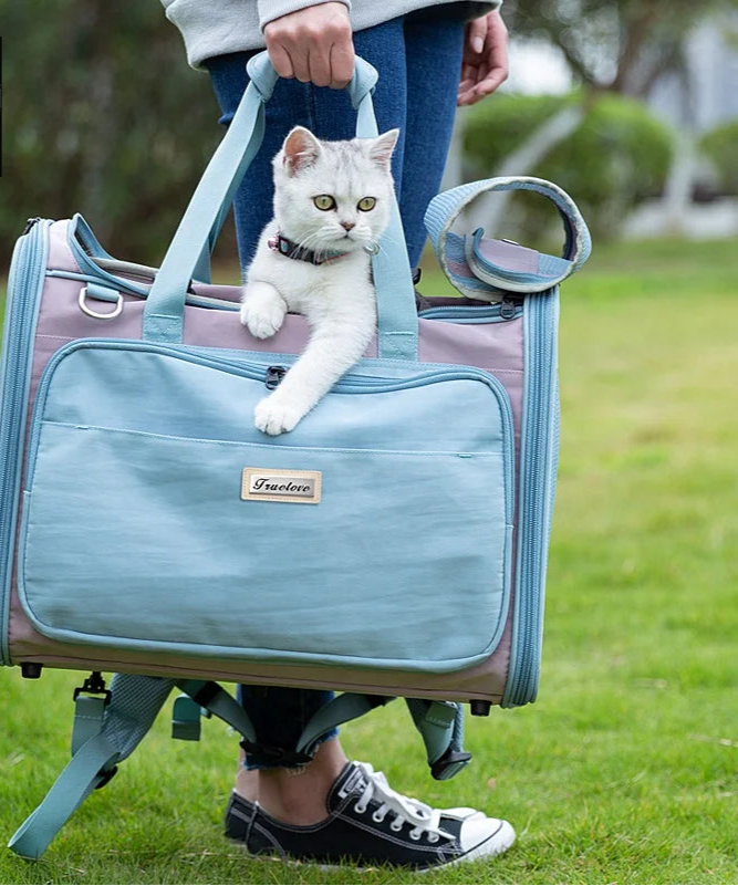 Water-Resistant Pet Carrier – Eco-Friendly, Breathable & Travel-Ready! - Pet house