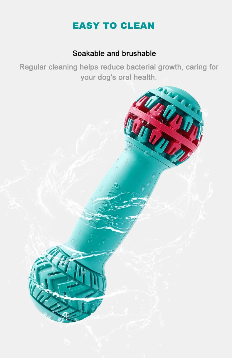Leak-Proof Dumbbell Treat Dispenser – Slow Feeder & IQ Training Toy! - Pet house
