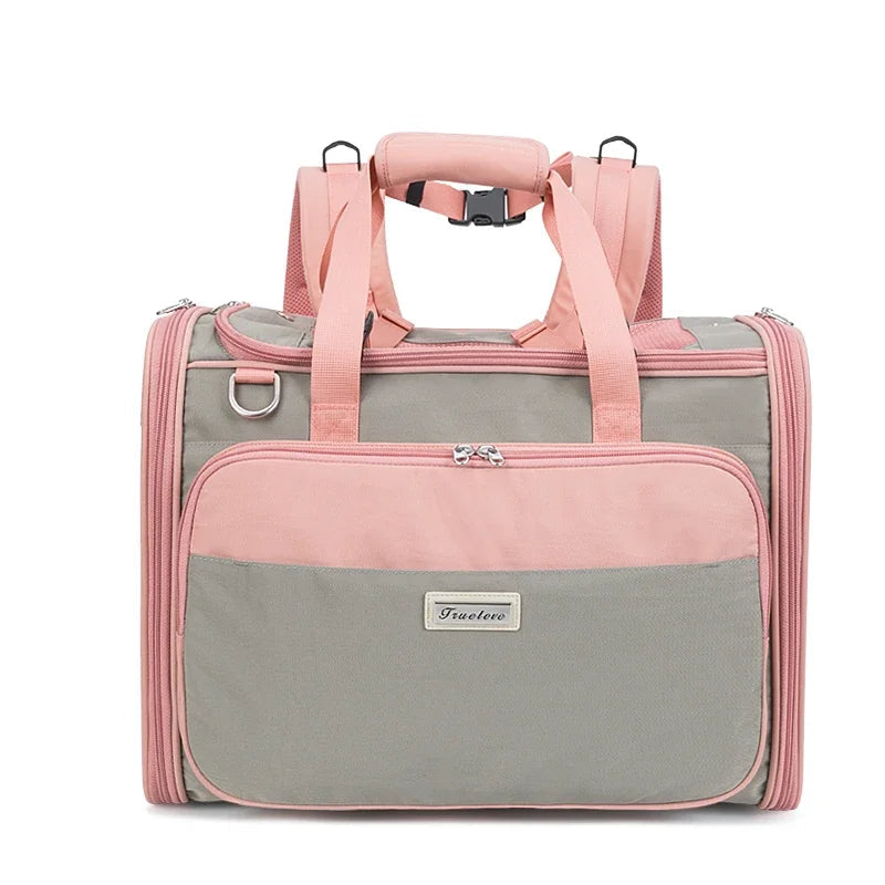 Water-Resistant Pet Carrier – Eco-Friendly, Breathable & Travel-Ready! - Pet house