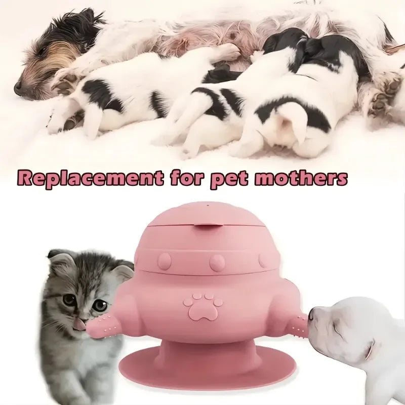 Multifunctional Silicone Pet Feeder – Pacifier, Bottle, and Food Storage! - Pet house