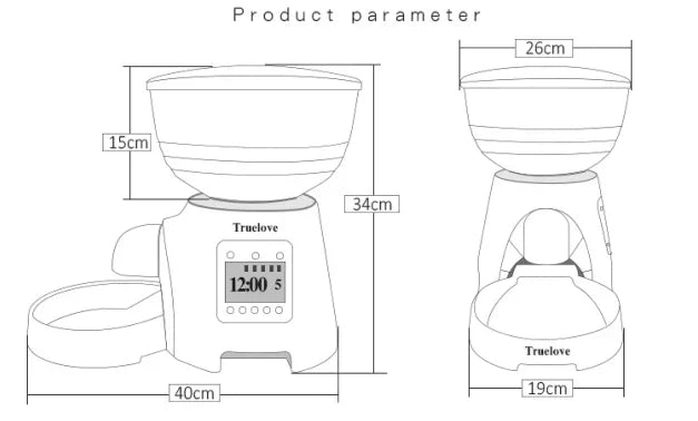 Automatic Pet Food Dispenser – Timed Feeding & Freshness Preservation! - Pet house