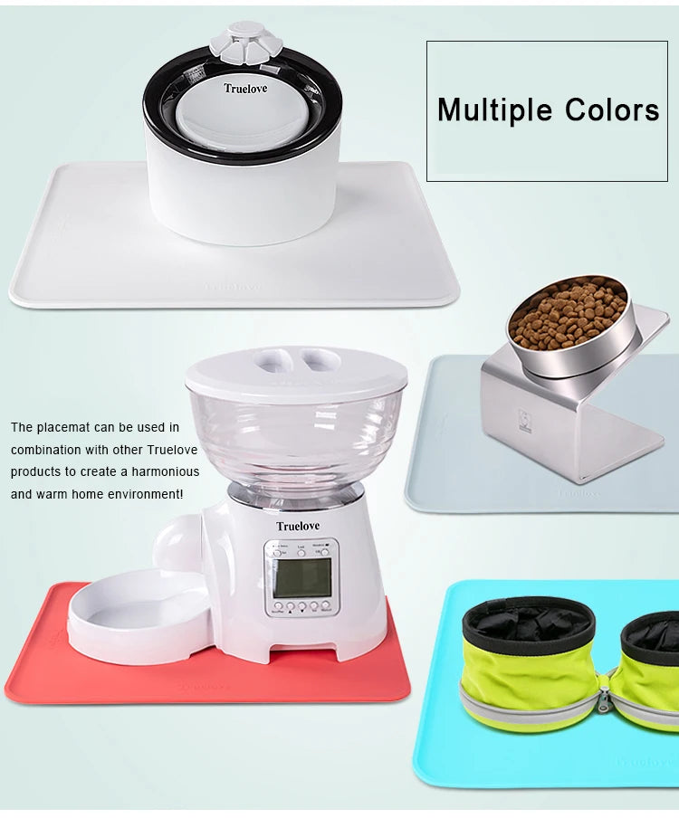 Waterproof Silicone Pet Feeding Mat – Spill-Proof & Floor Protection! - Pet house