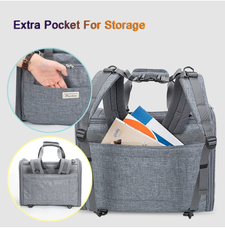 Water-Resistant Pet Carrier – Eco-Friendly, Breathable & Travel-Ready! - Pet house