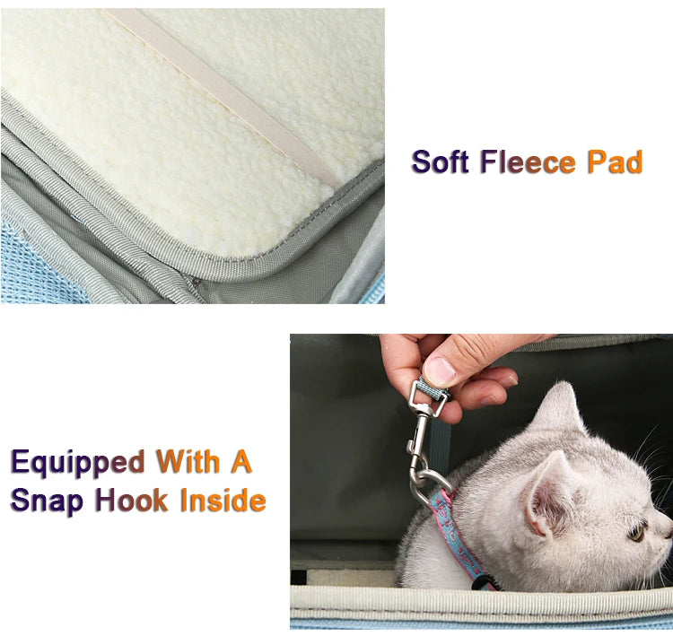 Water-Resistant Pet Carrier – Eco-Friendly, Breathable & Travel-Ready! - Pet house