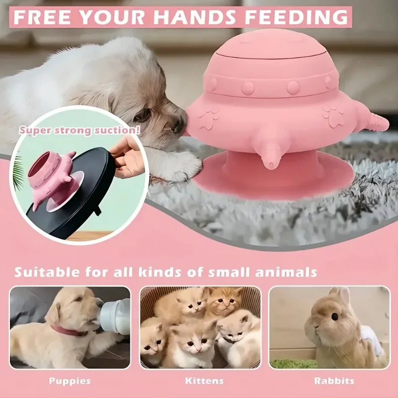Multifunctional Silicone Pet Feeder – Pacifier, Bottle, and Food Storage! - Pet house