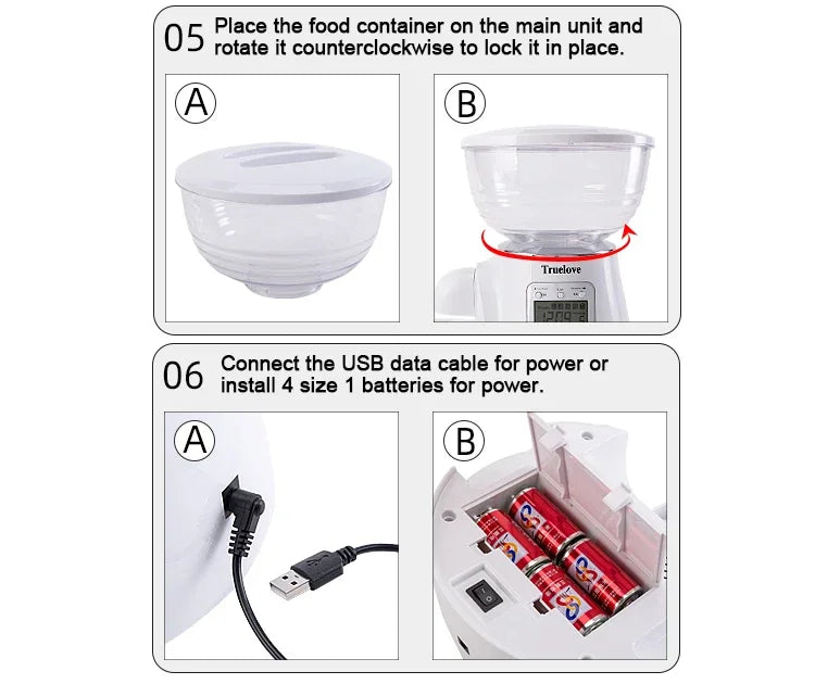Automatic Pet Food Dispenser – Timed Feeding & Freshness Preservation! - Pet house