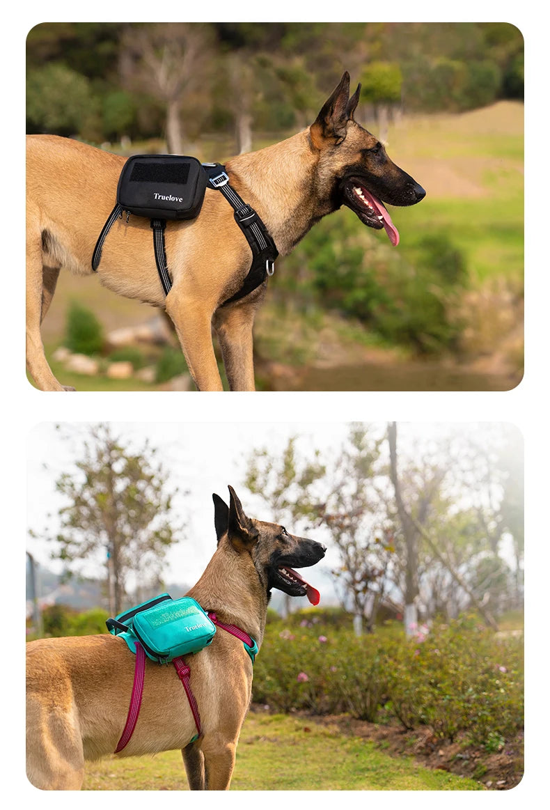 Service Dog Vest Harness with Saddlebag – Tactical & Adventure-Ready! - Pet house