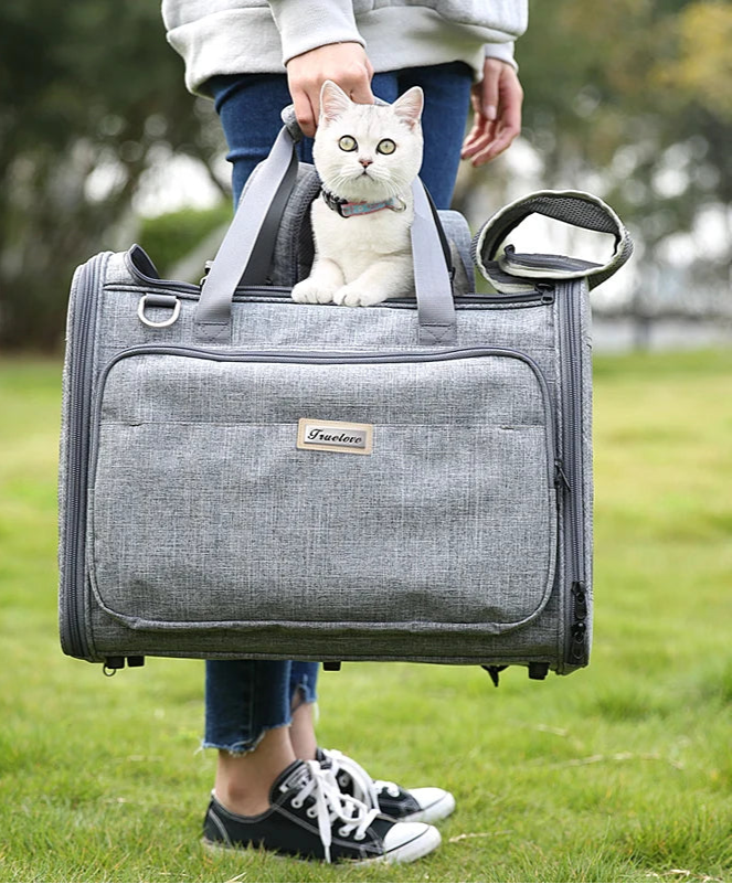 Water-Resistant Pet Carrier – Eco-Friendly, Breathable & Travel-Ready! - Pet house