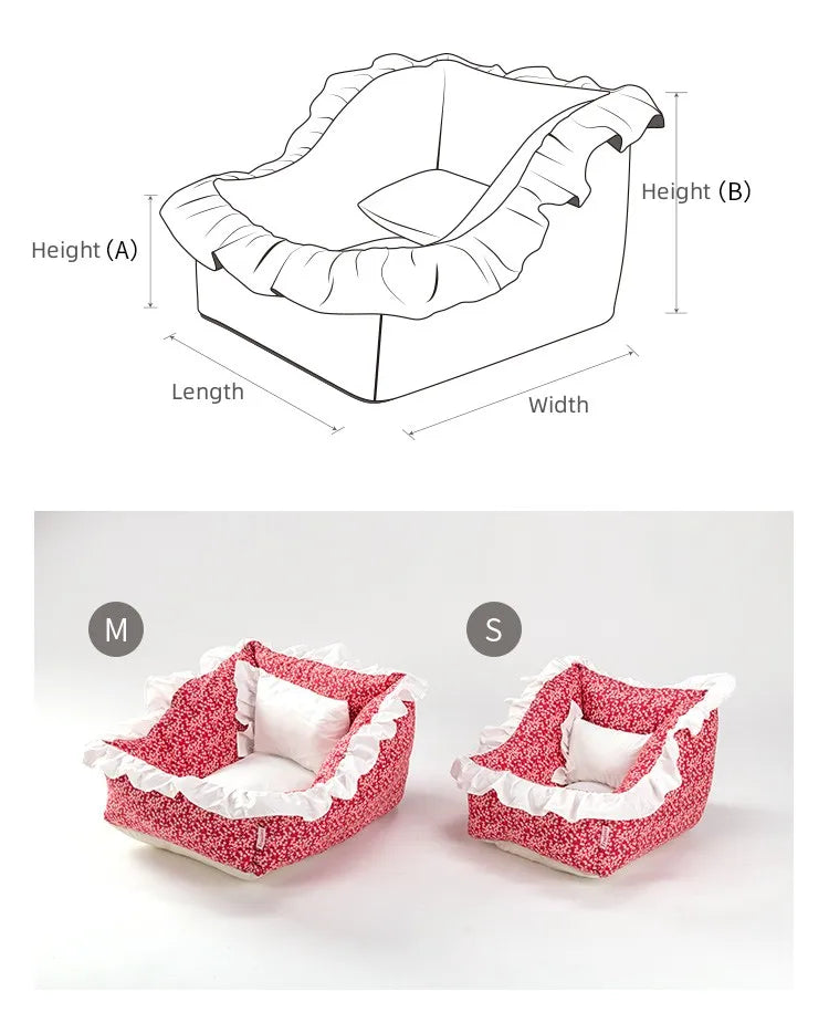 Breathable & Washable Pet Bed – Non-Slip, Durable & Cozy! - Pet house