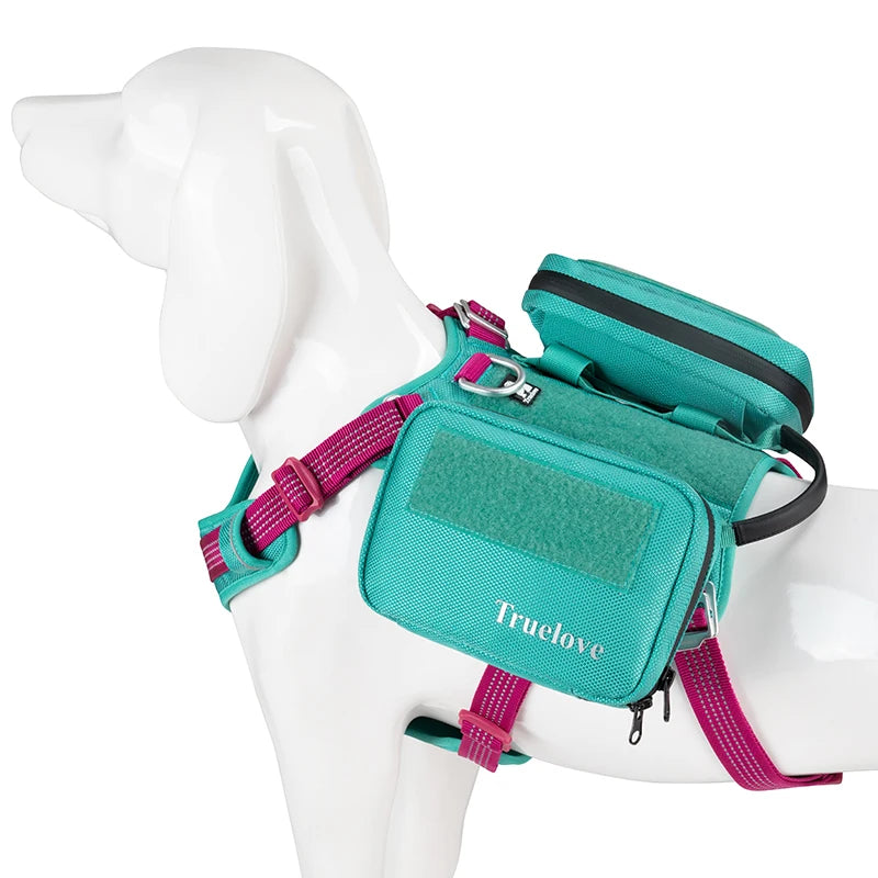 Service Dog Vest Harness with Saddlebag – Tactical & Adventure-Ready! - Pet house