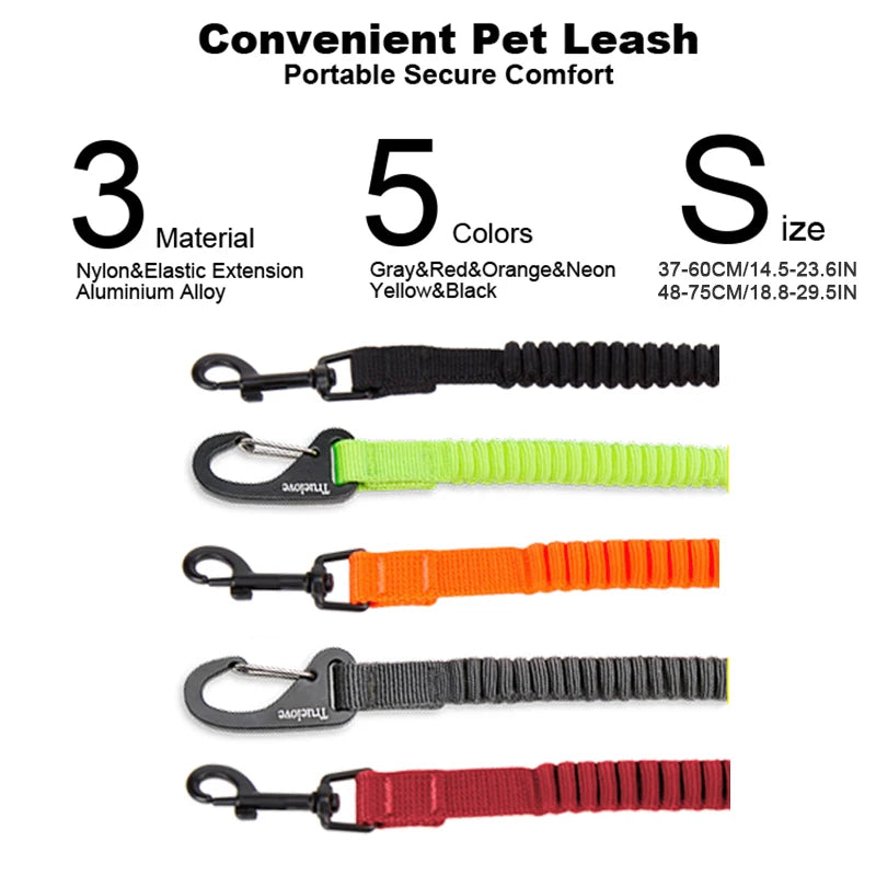 Short Bungee Dog Leash – Shock-Absorbing, Strong & Secure! - Pet house