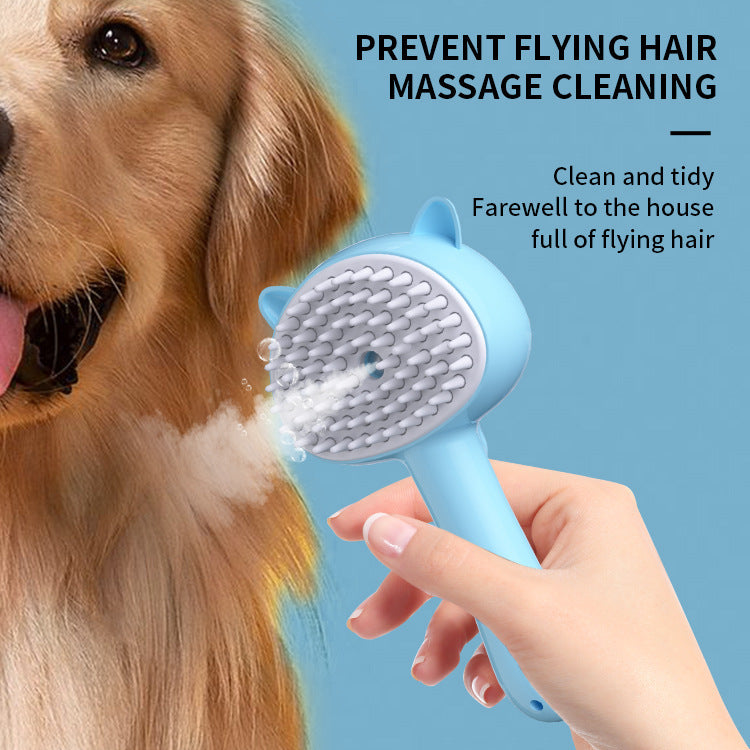 Rechargeable Self-Cleaning Pet Grooming Brush – Gentle & Effective! - Pet house