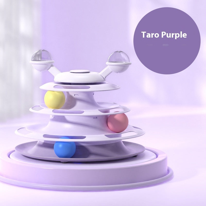 Cat’s Favorite 4-Level Ball Tower – Endless Fun & Exercise! - Pet house