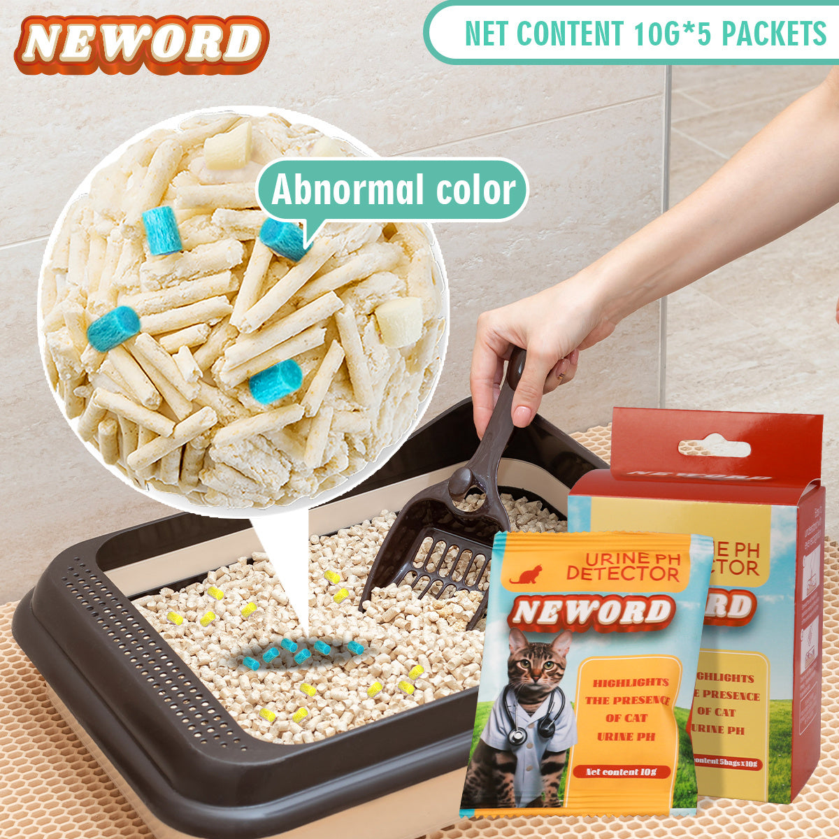Self-Checking Cat Litter – Odor Control & Health Monitoring! - Pet house
