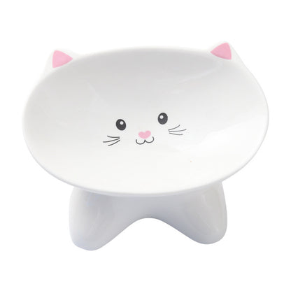 Cute & Durable Cat Face Ceramic Bowl – Stylish, Safe & Easy to Clean! - Pet house