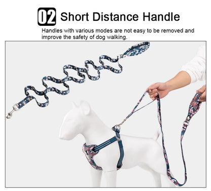 Floral Pet Leash – Soft Padded Handle & Extra Control! - Pet house