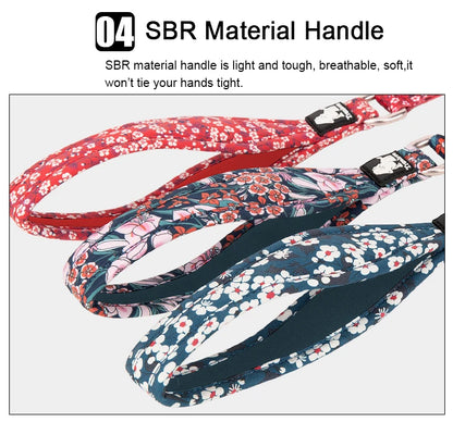 Floral Pet Leash – Soft Padded Handle & Extra Control! - Pet house