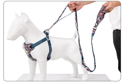 Floral Pet Leash – Soft Padded Handle & Extra Control! - Pet house