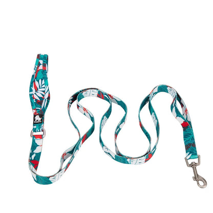 Floral Pet Leash – Soft Padded Handle & Extra Control! - Pet house