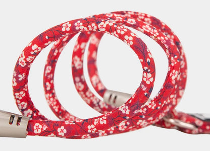 Floral Rope Pet Leash – Stylish, Comfortable & Durable! - Pet house