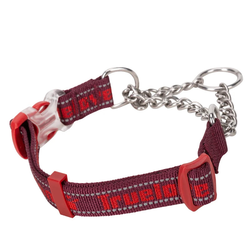 Heavy-Duty P-Chain Dog Collar – Adjustable, Reflective & Secure! - Pet house