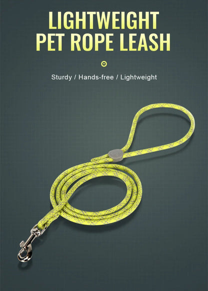 Lightweight Nylon Rope Pet Leash – Stylish, Secure & Durable - Pet house