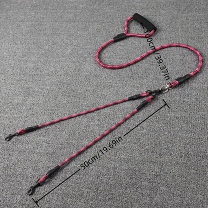 No-Tangle Dual Dog Leash – Walk Two Dogs, Zero Hassle! - Pet house