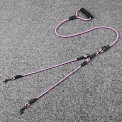 No-Tangle Dual Dog Leash – Walk Two Dogs, Zero Hassle! - Pet house