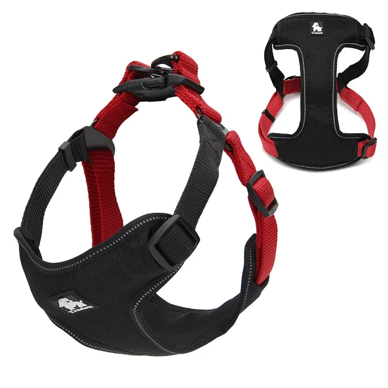 Padded Reflective Dog Harness – Adjustable, No-Pull & Secure Fit - Pet house