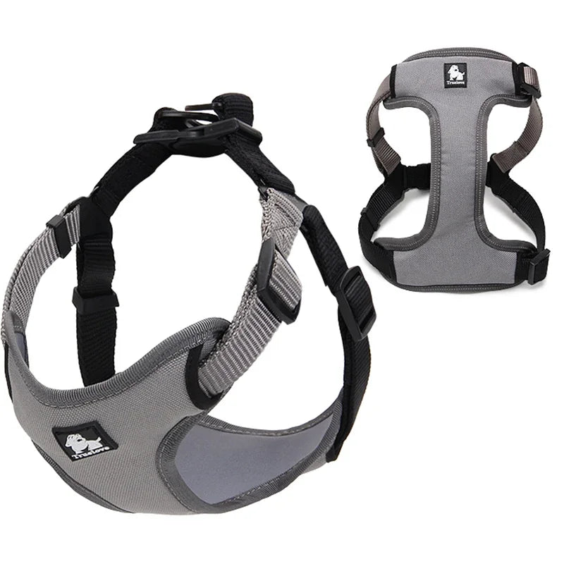 Padded Reflective Dog Harness – Adjustable, No-Pull & Secure Fit - Pet house
