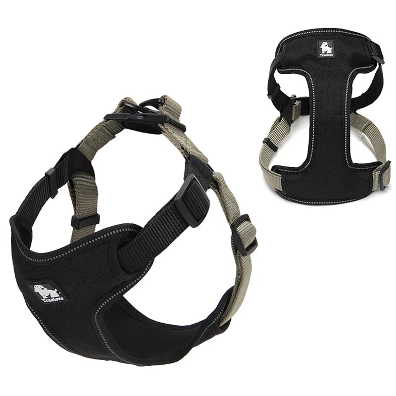 Padded Reflective Dog Harness – Adjustable, No-Pull & Secure Fit - Pet house