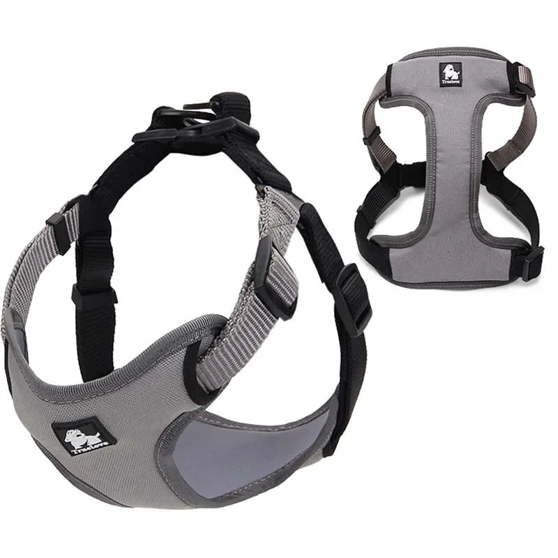 Padded Reflective Dog Harness – Adjustable, No-Pull & Secure Fit - Pet house