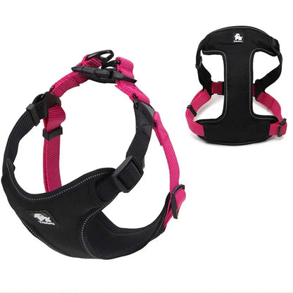 Padded Reflective Dog Harness – Adjustable, No-Pull & Secure Fit - Pet house