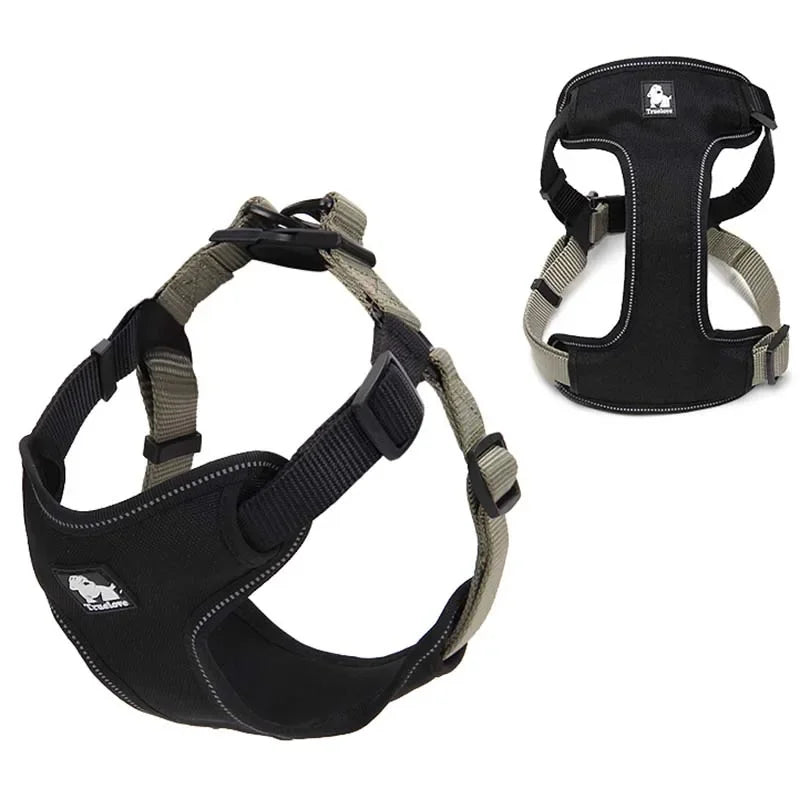 Padded Reflective Dog Harness – Adjustable, No-Pull & Secure Fit - Pet house