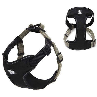 Padded Reflective Dog Harness – Adjustable, No-Pull & Secure Fit - Pet house
