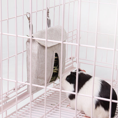 Rabbit Feeding Feed Bag Guinea Pig Hamster - Pet house